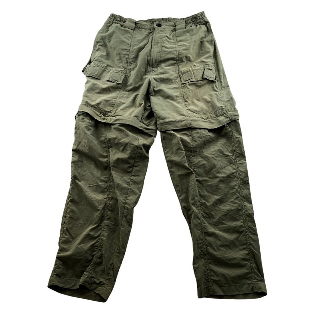 World Wide Sportsman Men Cargo Pants Medium Outdoors Hiking Green Casual Utility